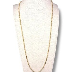 Vintage Avon Gold Chain Necklace 26” Classic Elegant Gift